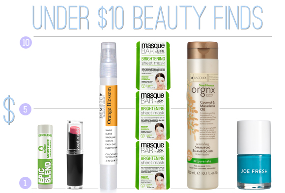 Under $10 beauty products